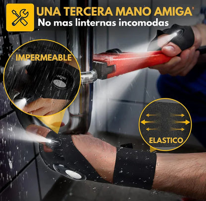 LumiHands® - Guantes Con Linterna Led Impermeable