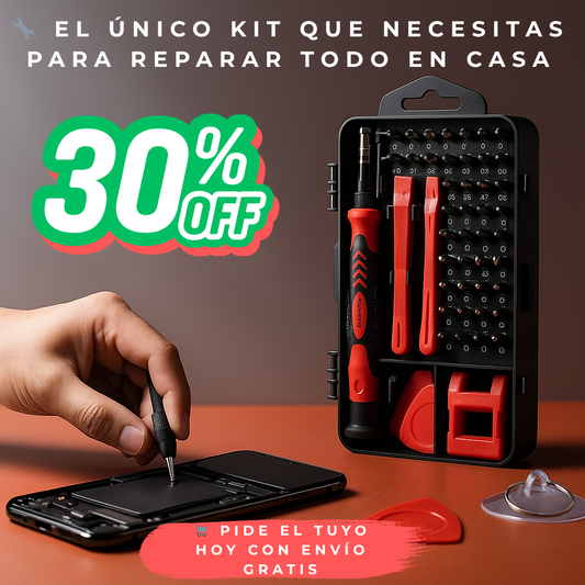 Fixit™ - Kit Destornillador de 115 Piezas